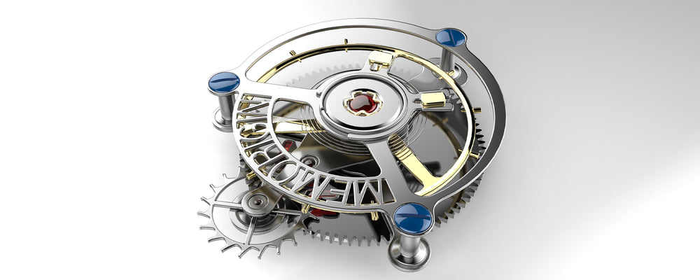 The tourbillon carriage, illustrated by Memorigin.
