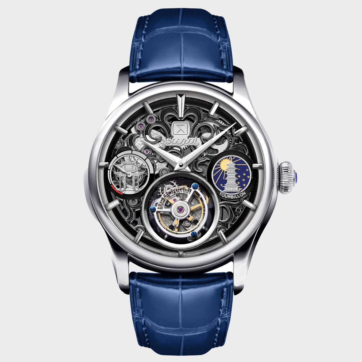 West Lake Brand Tourbillon - Leifeng Pagoda and Jixian Pavilion (Pre-Order)