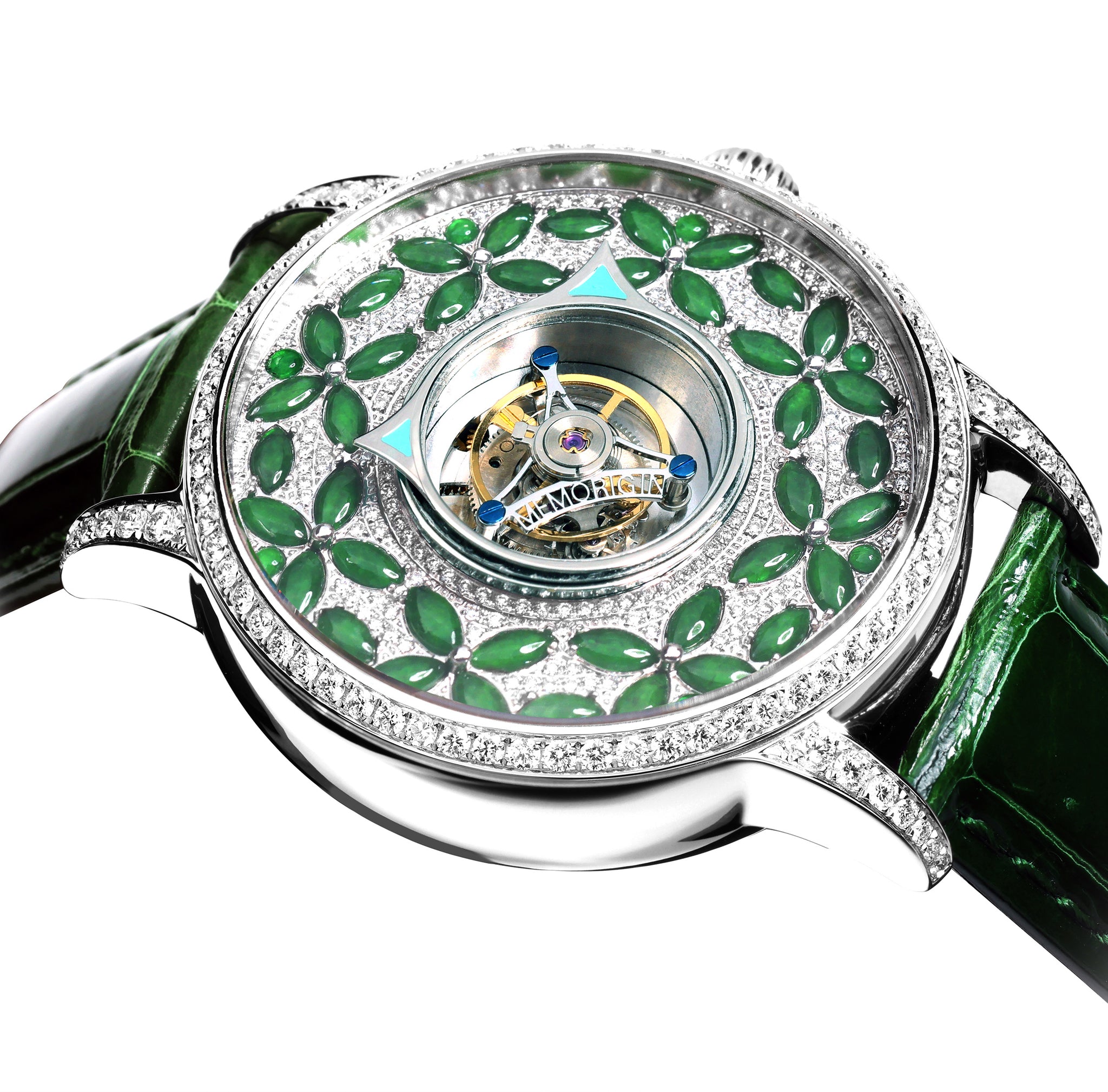 Jadeite Art Collection tourbillon watch – Memorigin