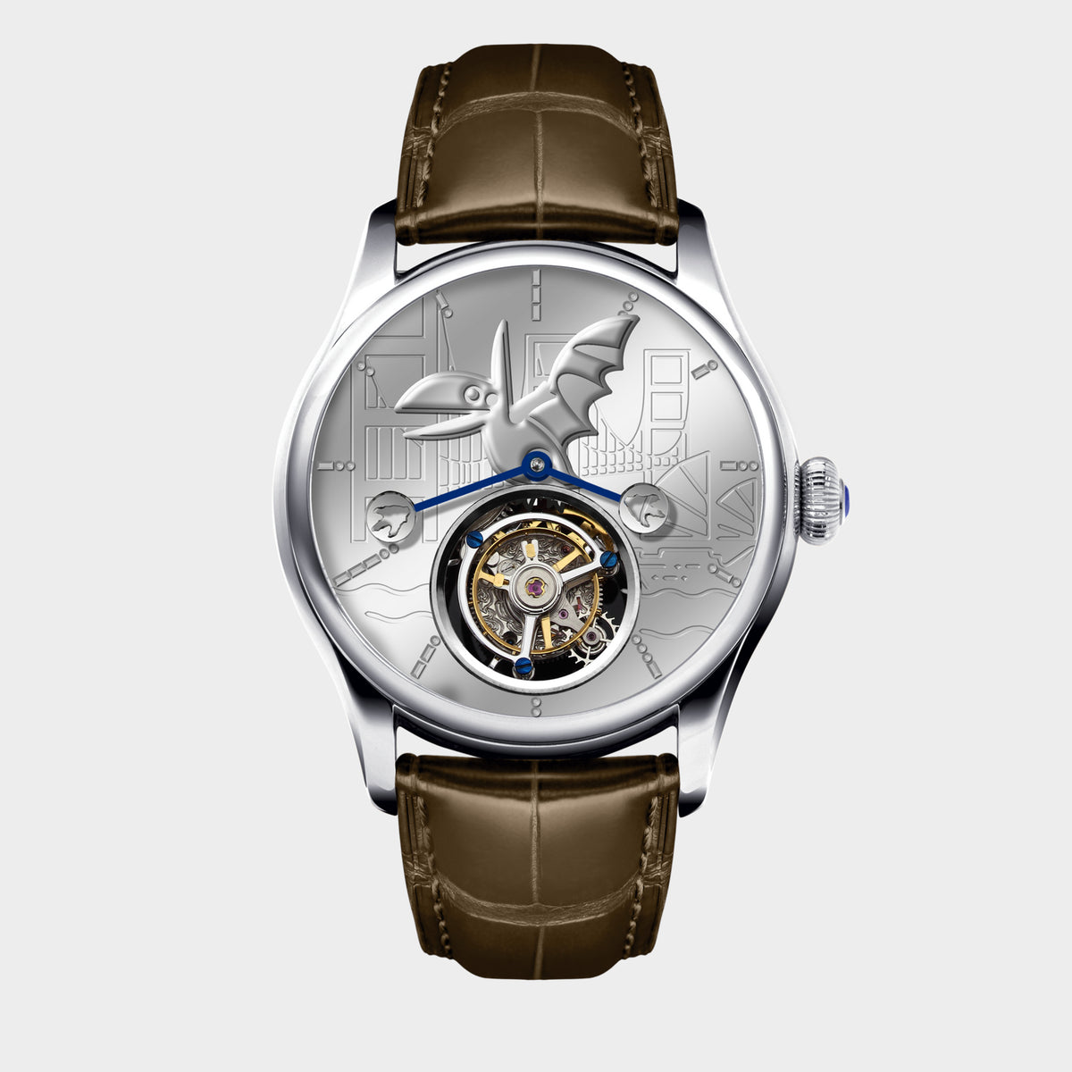 “The Legend of Dinosaur Big 8” Tourbillon front view