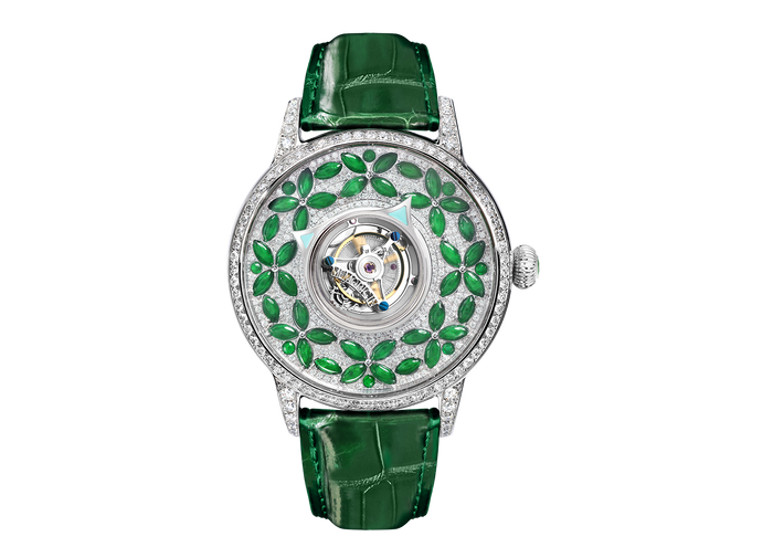 Jadeite Art Collection tourbillon watch