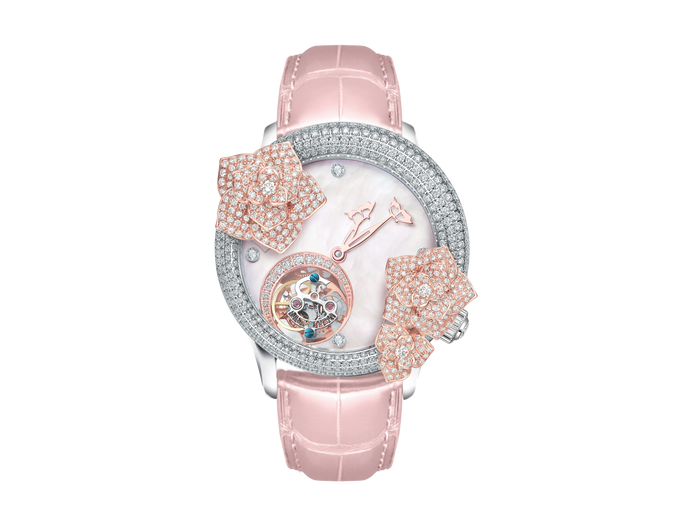 Butterfly Rose Tourbillon Watch (Sold out)